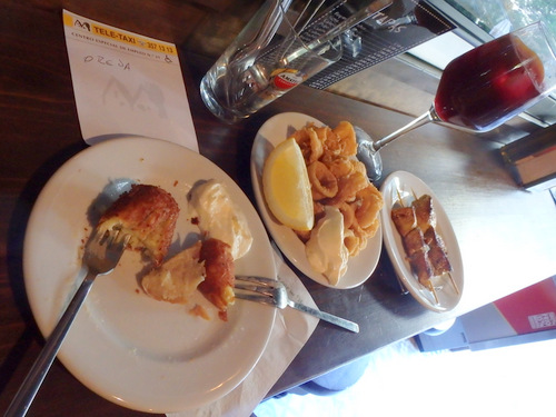 Our Tapas Meal, Yum.